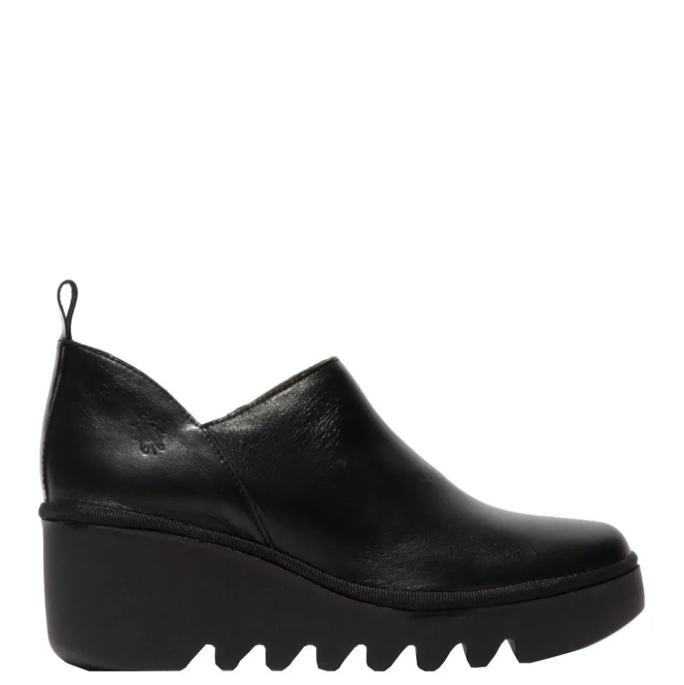 Botki damskie Fly London BELI 458 skórzane czarny P501458000