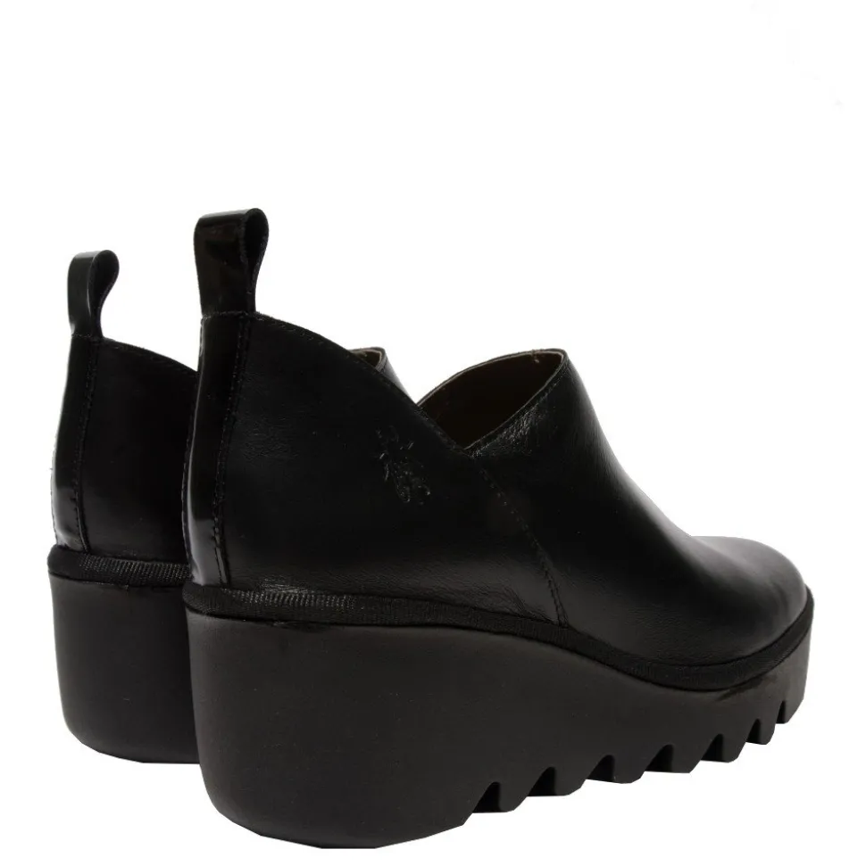 Botki damskie Fly London BELI 458 skórzane czarny P501458000