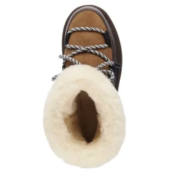 Buty śniegowce Emu AUSTRALIA BLURRED MICRO skórzane brązowy W13129 WATER RESISTANT Ocieplane