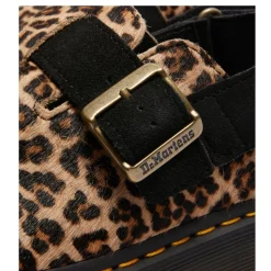 Buty z odkrytą piętą Dr. Martens JORGE II Light Tan+Black Mini Leopard Spot Hair On+EH Suede 41088200