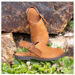 Buty z odkrytą piętą El Naturalista N5871 ARENISCA skórzane różowy