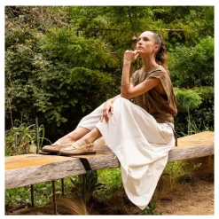 Buty z odkrytą piętą El Naturalista N5872 ARENISCA skórzane beżowy