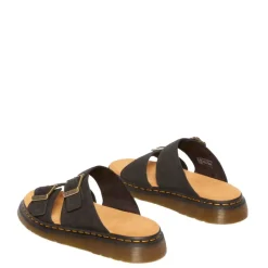 Klapki Dr. Martens JOSEF SLIDE Black EH Suede 41082001