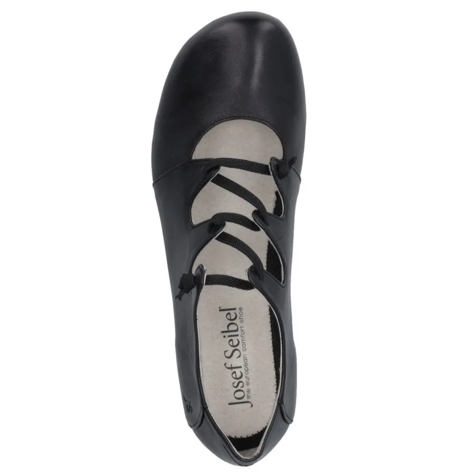 Półbuty damskie Josef Seibel FIONA 04 skórzane czarny 87204 971 600