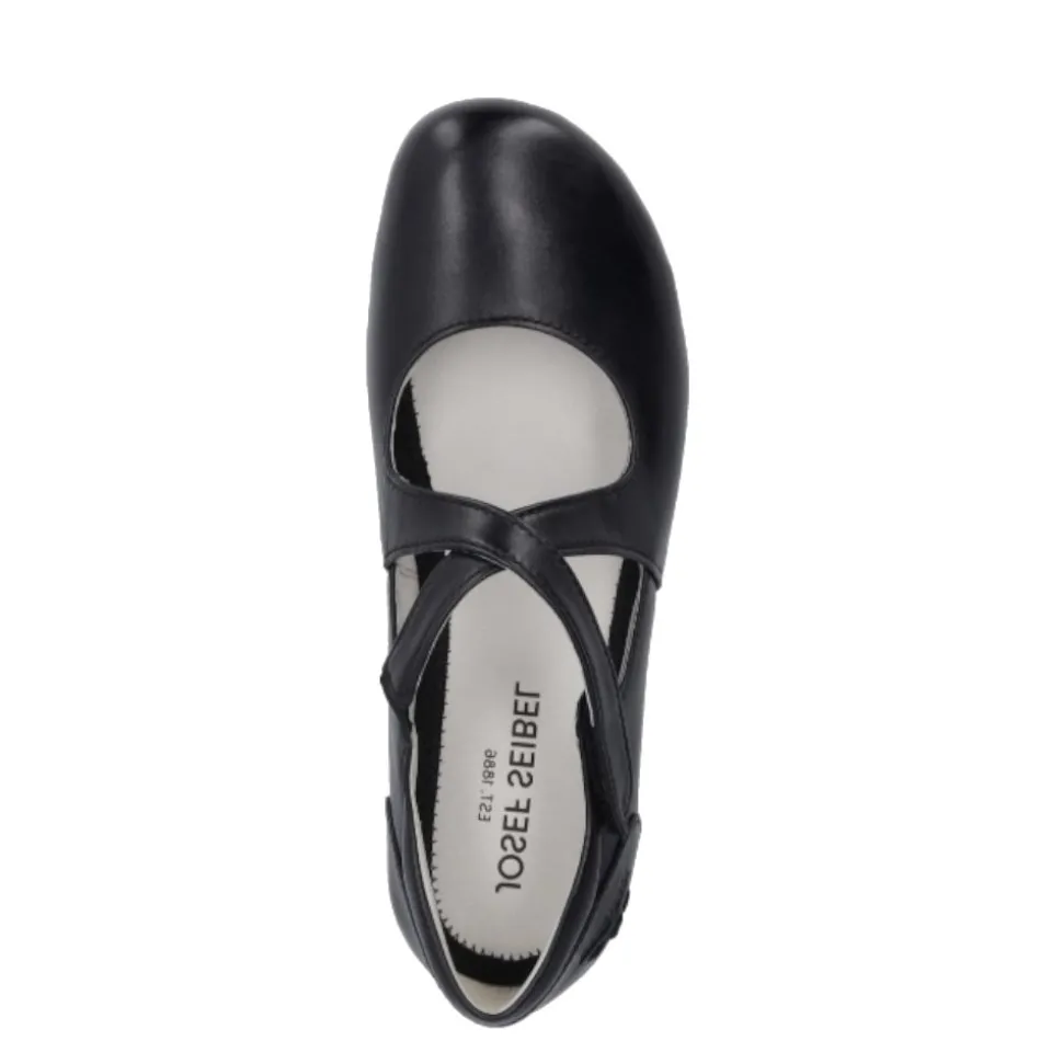 Półbuty damskie Josef Seibel FIONA 72 skórzane czarny 87272 971 100