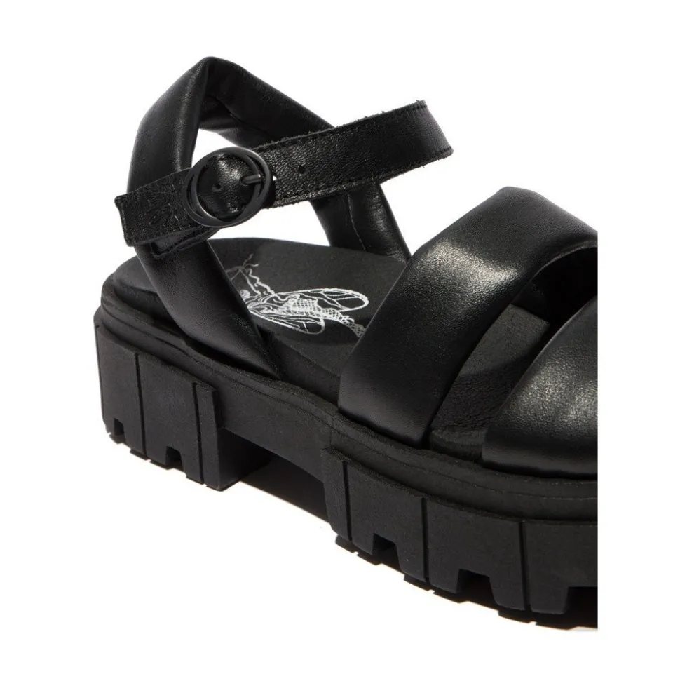 Sandały damskie Fly London JELA 864 skórzane czarny P144864000